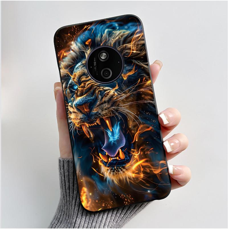 Casing For Nokia 125 110 4G 2024 HMD 110 Case Aesthetic Luxury Cute Cool Boys Girls Soft Silicone Black Matte Phone Cover Shell