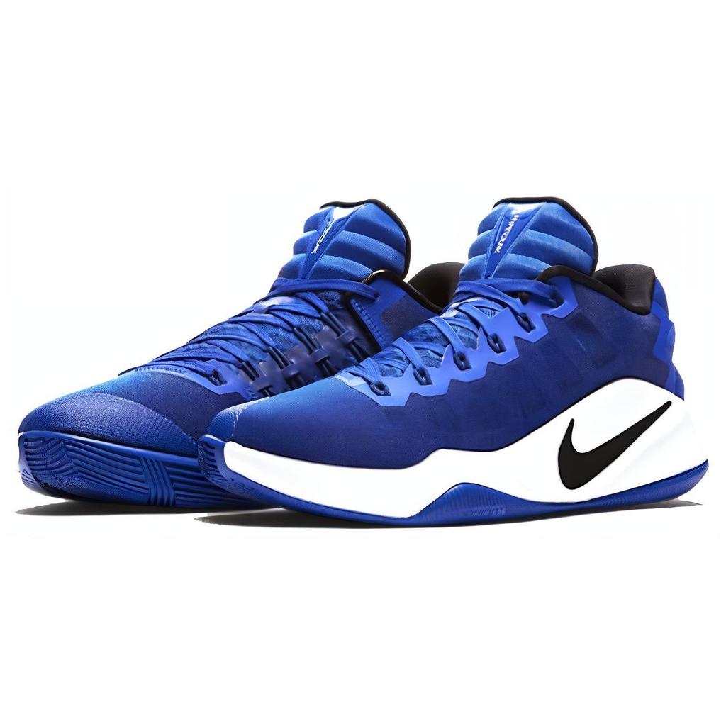 Nike Hyperdunk 2016 Low Fashion Versatile Non-Slip Wear-Resistant Low-Top Basketball Shoes Men Sneaker Blue White 844364-401