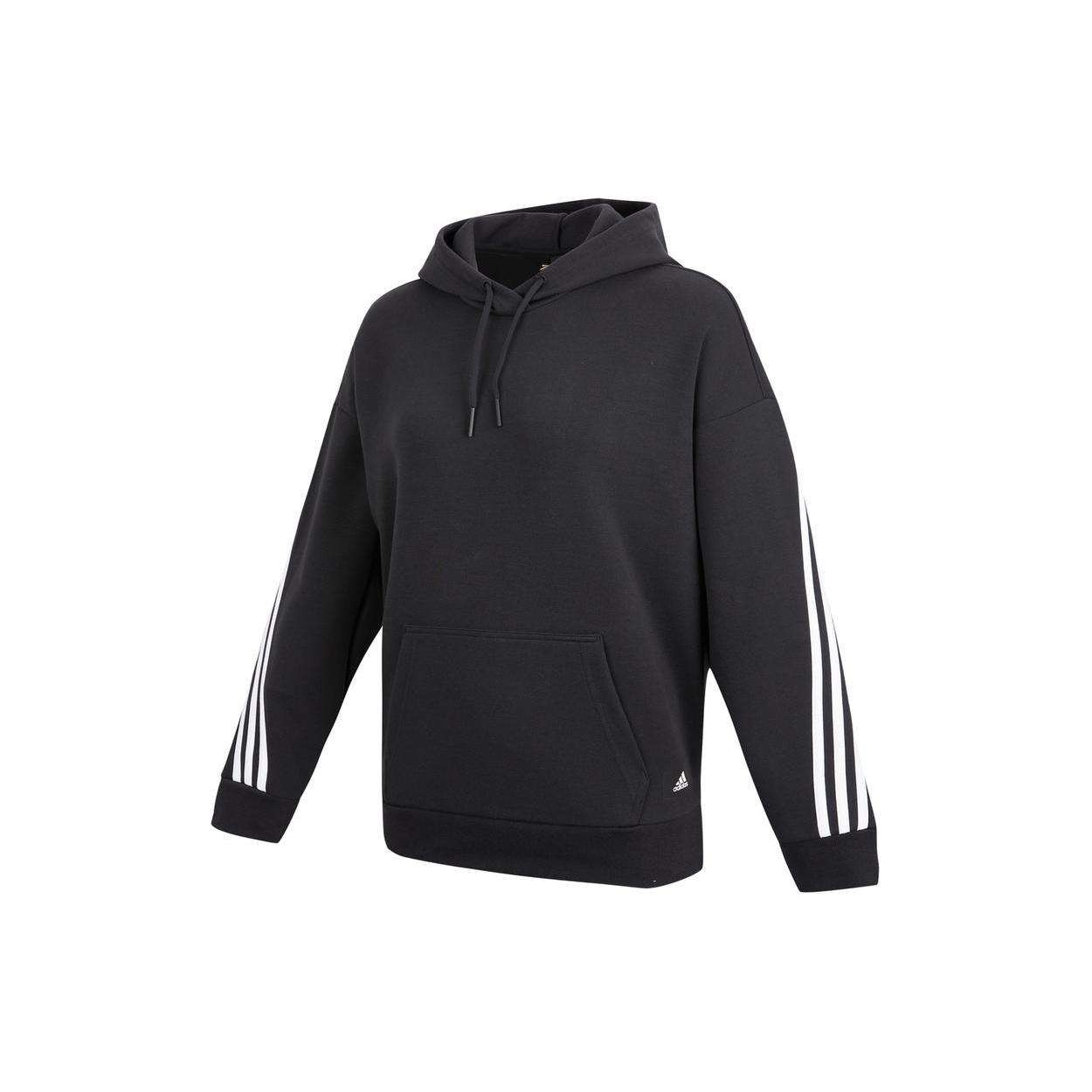 (WMNS) adidas Sportswear Future Icons 3-Stripes Hoodie Black Women s H67044 M