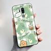Cute Case For LG G7 thinQ Capa Coque Printing Shell Protective Cover For LG G7thinQ Fundas Soft Silicone Cartoon Black Casing