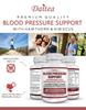 Blood pressure support capsules, herbal and vitamin supplements, 120 pills to help maintain health