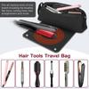 Multifunctional Travel Cosmetic Bag Waterproof Materials Smooth Zippered Double Compartments for Toiletries Storage