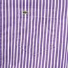 Lacoste Striped Pattern Long Sleeve Cotton Shirt 3 Purple Men's Used