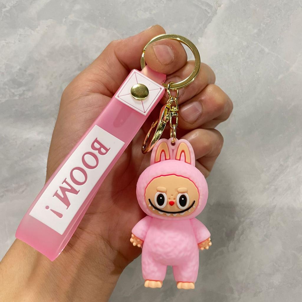 Cartoon Sheep Keychain Pendant Cute Doll Backpack Car Key Chain Ring Gift