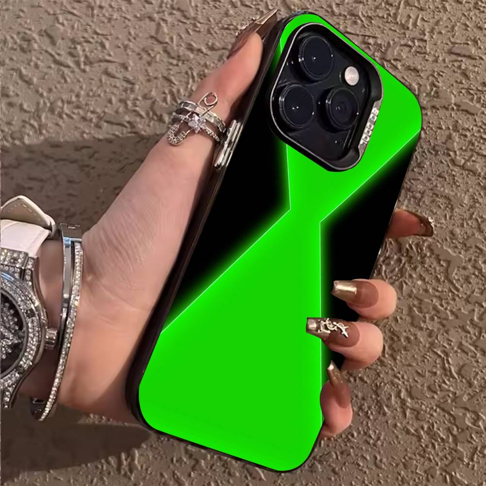 B-Ben10 O-Omnitrix Watch Phone Case For iPhone 17,16,15,14,13,12,11,Pro,X,XS,Max,Plus Soft Black Cover