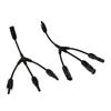 1Pair 3 Way Y Splitter Cable Plug Inline Solar PV Panel IP67 Connectors
