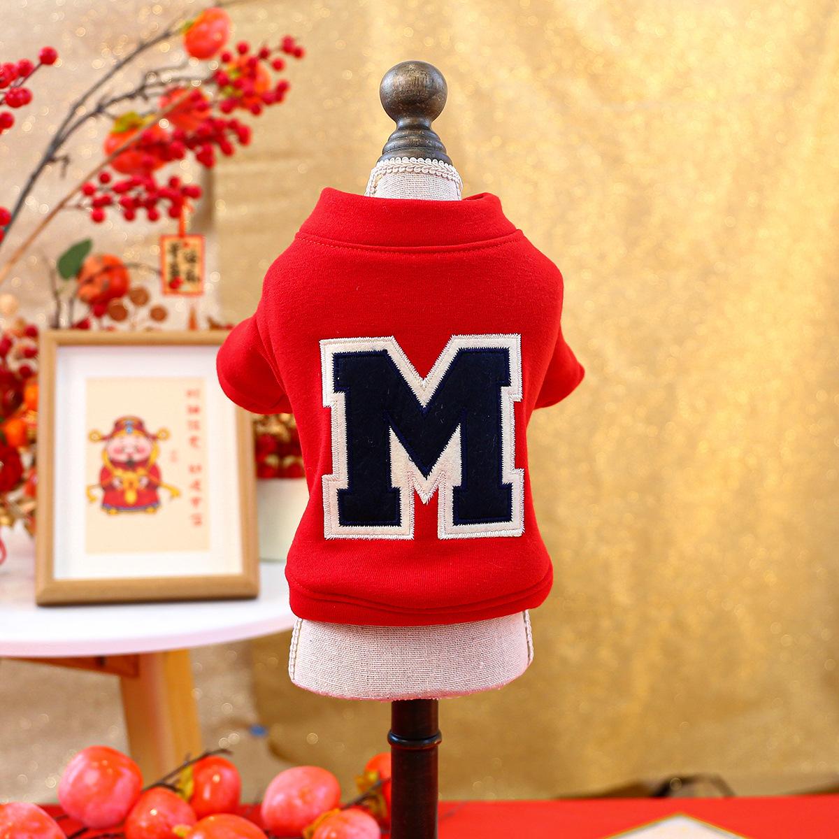 

Dog Chinese New Year Outfit Costume Character,Pet Cat Spring Festival Christmas Clothes Qipao Vest with Leash Ring for Dogs XS