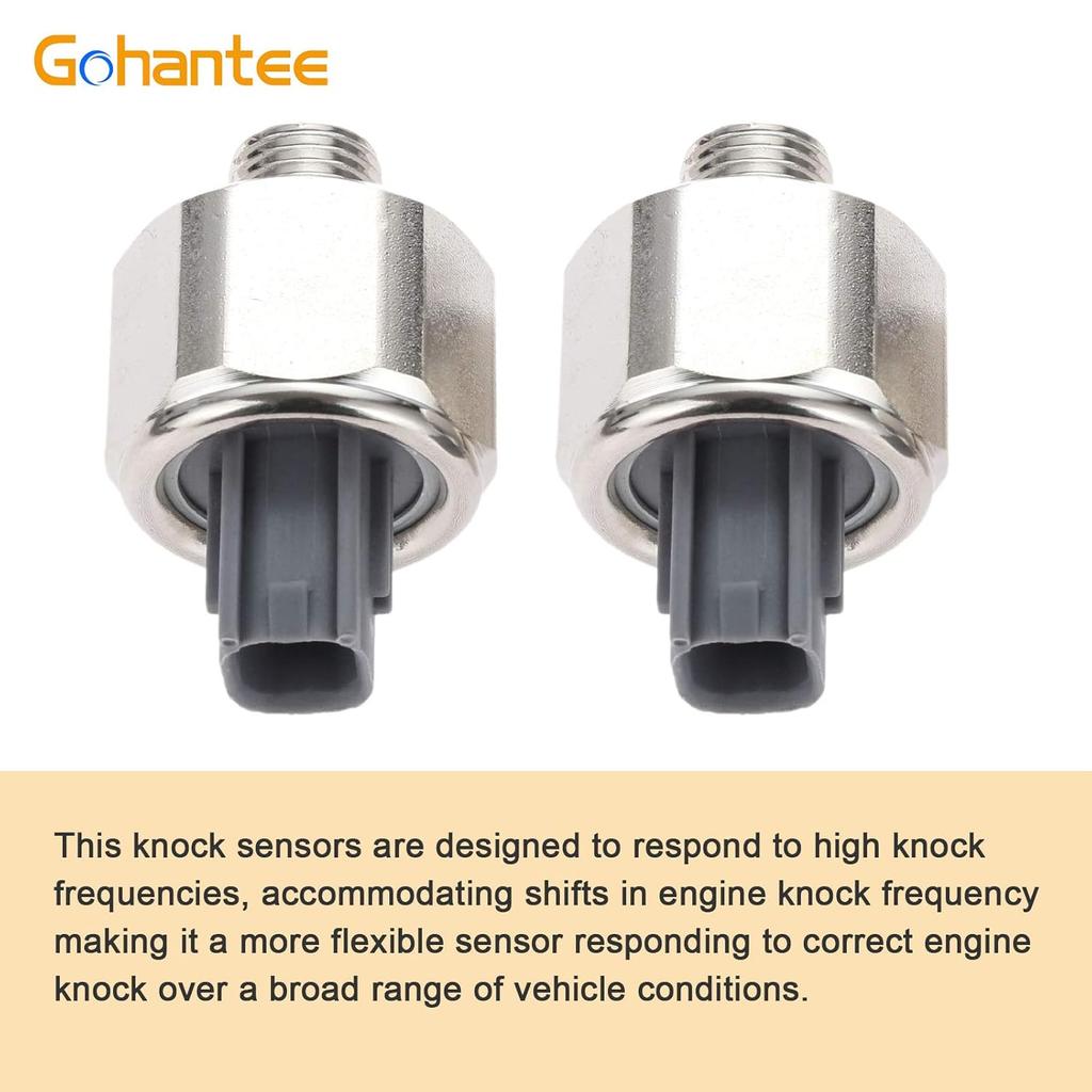 89615-12090 Knock Sensors with Harness Compatible with Toyota Avalon Camry Celica Highlander Sienna Solara Lexus ES300 GS300 IS300 SC300 RX300 RX330