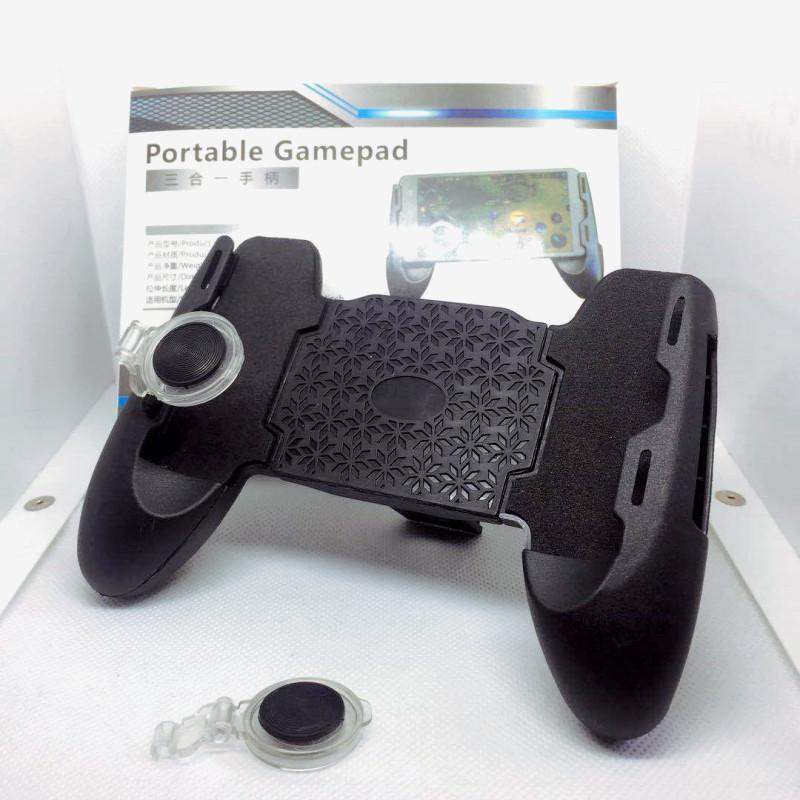 3-In-1 Gamepad PlayerUnknown's Battlegrounds Assisted Move Mobile Game Chicken Grip with Stand