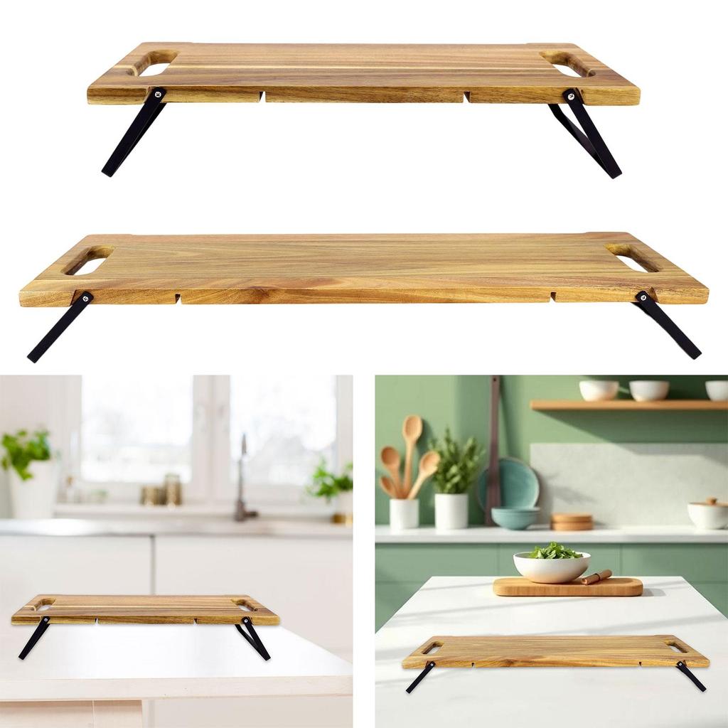 Large Charcuterie Board Long Wooden Cheese for Desserts Meat Breakfast S