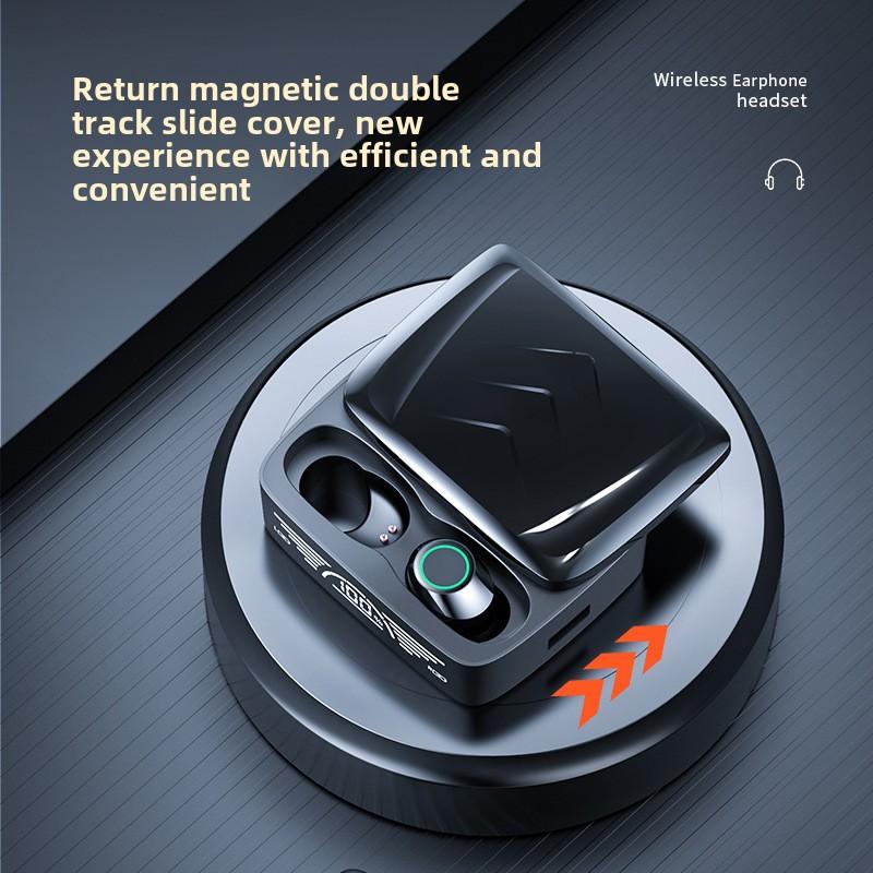 Nová bezdrátová náhlavní souprava Bluetooth Tws Digital Display Slide Cover Smart Touch Digital Display Music Wireless Headset