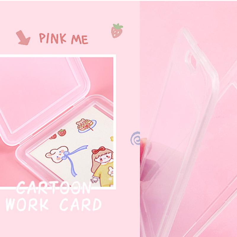 1pc ID Card Holder+Lanyard Anti-lost Waterproof Name Tag Decor for Student Card Office Work Card Meal Card Transportation Card