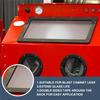 Protective Film For Sandblast Cabinet Lens 6-Pack 22 X 10 Inch Adhesive Clear Polyester Visibility Sandblasting Film