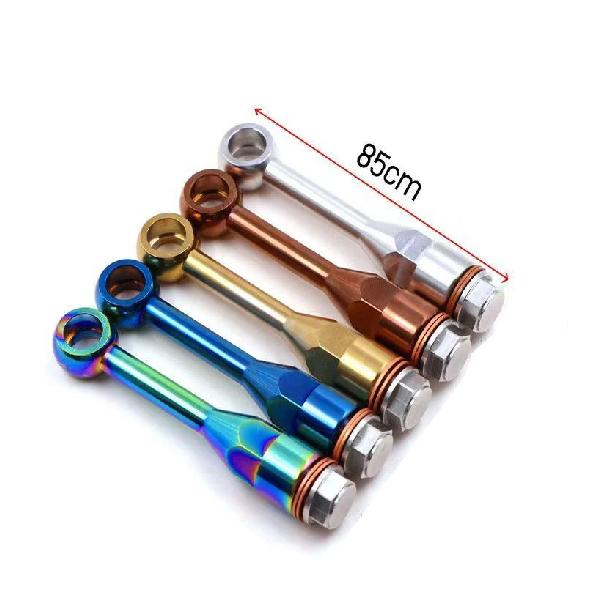 Universal CNC 304 Stainless Steel M10 Brake Hose Extension Tubing Stainless Steel Brake Line Extension Fitting Spare Accessories