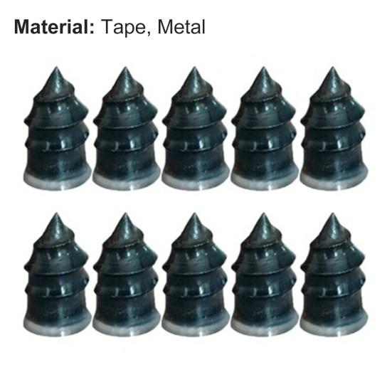 10 stk Innovativ reparasjon Effektiv anti-ripe spiker Praktisk anti-rust lett dekk reparasjonsskrue for motorsykkel
