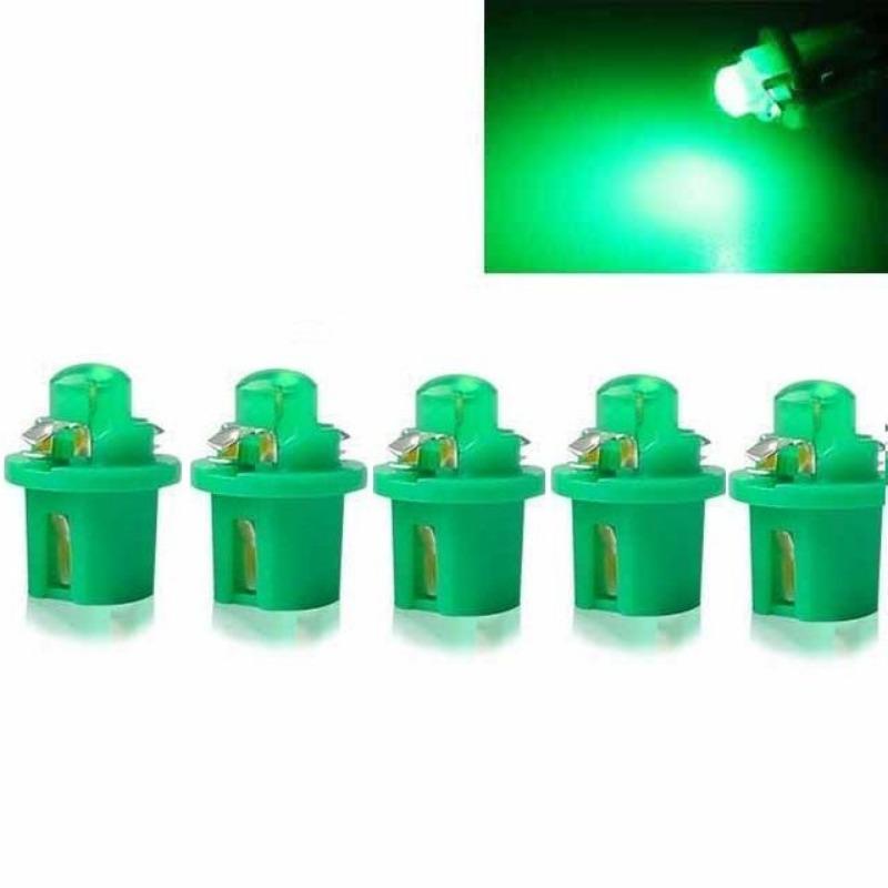 5 יחידות/1 יחידות T5 B8.5D 1SMD LED רכב LED לוח מחוונים מד לוח מכשירים נורה 12V