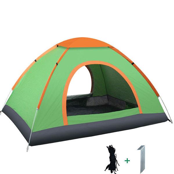 

3 цвета, уличная палатка для 3-4 человек, полностью автоматическая палатка для кемпинга, утолщенная непромокаемая палатка, быстро открывающаяся большая двухдверная палатка