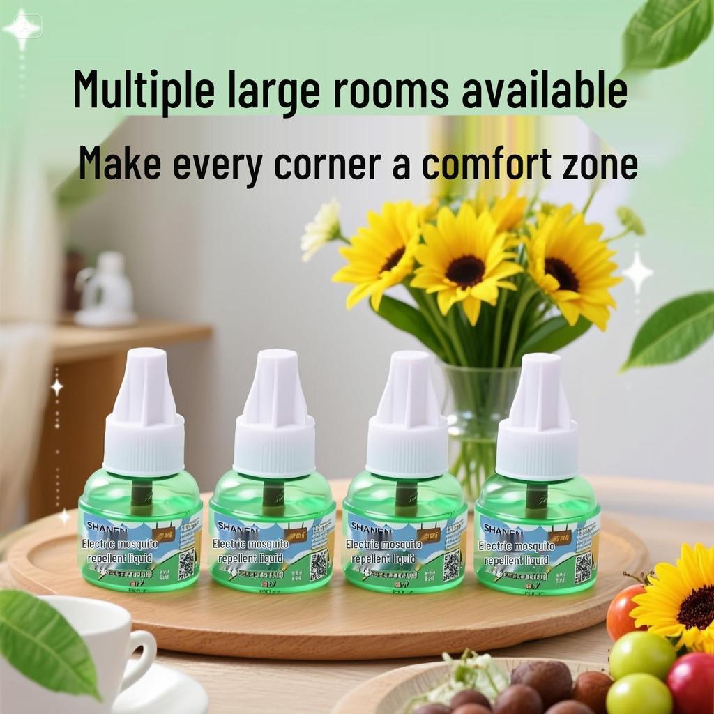 Liangke Electric Plug-in Non-Toxic Mosquito Repellent Liquid - Highly Effective Insecticide Refill for Home Use