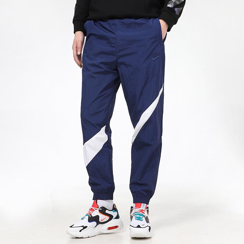 Nike Sportswear Casual Jogger Pants Men Bottoms Navy-Blue AR9895-410