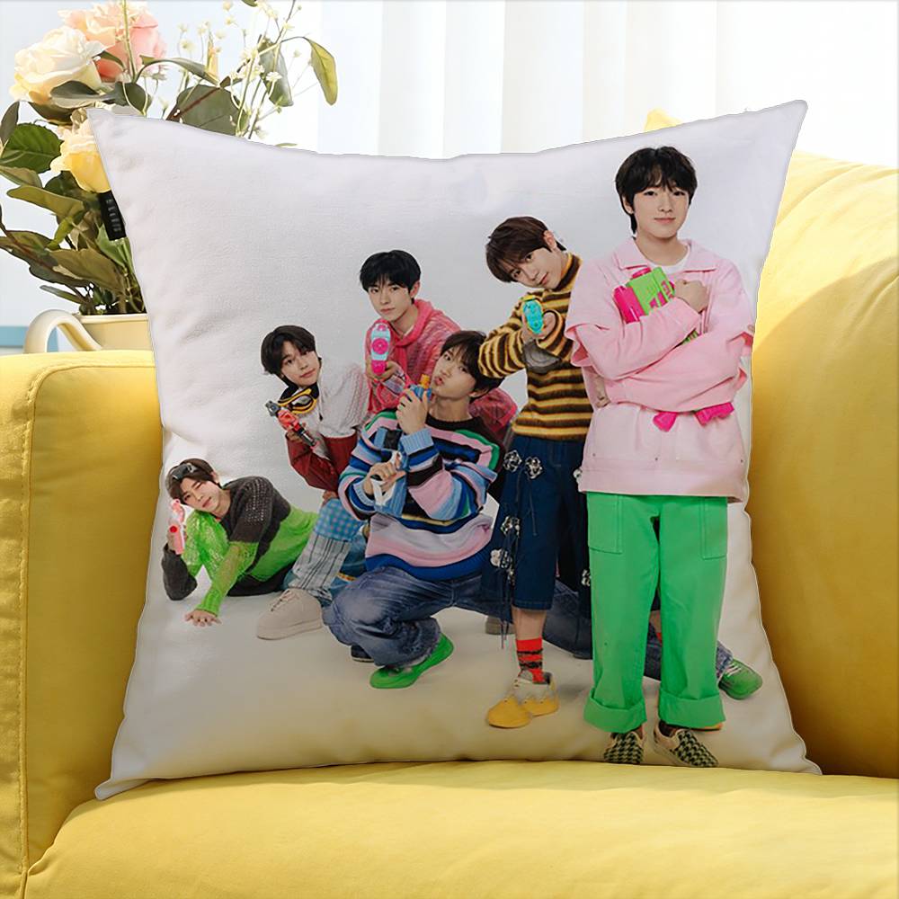 cool Singer Band NCT WWish Various Sizes Square Pillow Case For Car Home Bedchamber Decor