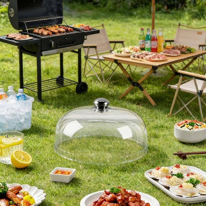 Shatterproof Food Storage Dome for Camping and Garden Parties with Clear Visibility Easy to Cleaning Cake Protector