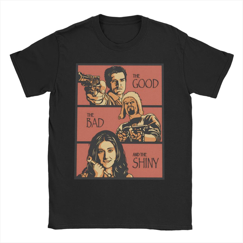 Shiny Service and Repair Unisexual Firefly Serenity TShirt for Unisex Unisex Cotton Tee Shirt Round Collar T Shirt Graphic Clothing