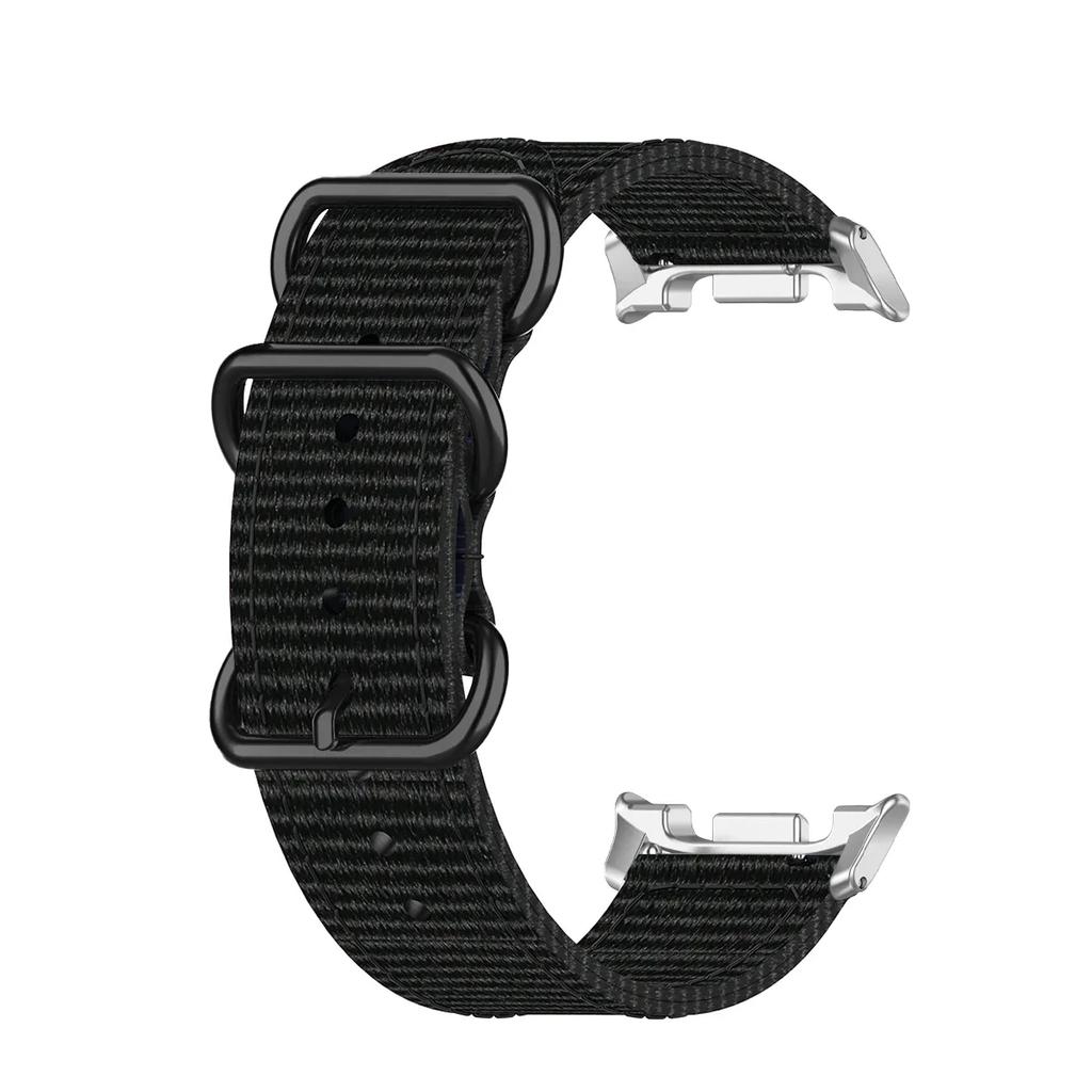 Nylon Strap for Samsung Galaxy Watch 8 40 44mm/Classic 46mm Adjustable Canva Bracelet Watchband for Galaxy Ultra2025 Accessories