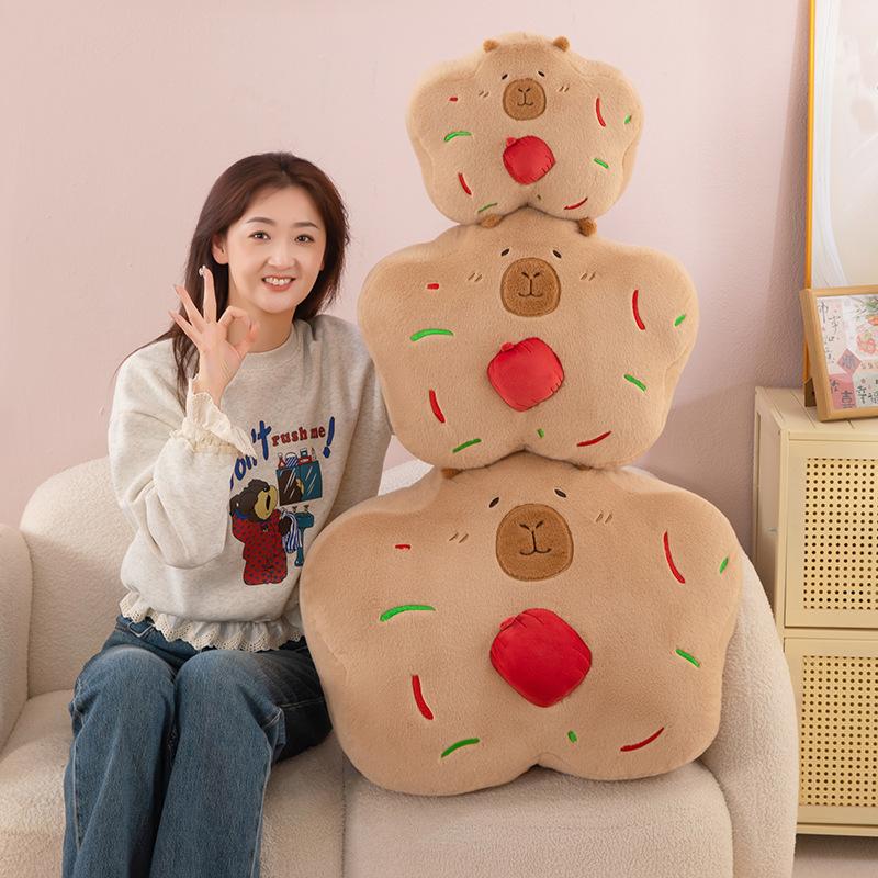 Dolphin muffin doll cake capybara kapibara plush toy female sleeping pillow