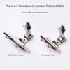 Heavy Duty Metal Presser Foot Adjustable Width Sewing Machine Presser Foot for Thick Fabric Canvas Leather Stitching