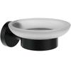 Soap Dish Ravak Kona Glass Black Matt X07P1308