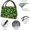 St Patrick's Day Lunch Bag Tote Bag Shamrock Insulated Lunch Box for Women Men Portable Resuable Green Clover Lunch Organizer
