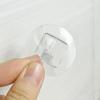 5/10pcs Transparent Plastic Duty Wall Hook for Kitchen Bathroom Office Storage No Trace No Scratch Waterproof Adhesive Hooks