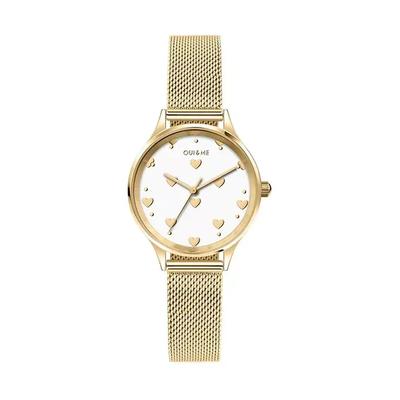 Minette Yellow Gold Dial Gold Tone Stainless Steel Quartz ME010171 Women's Watch