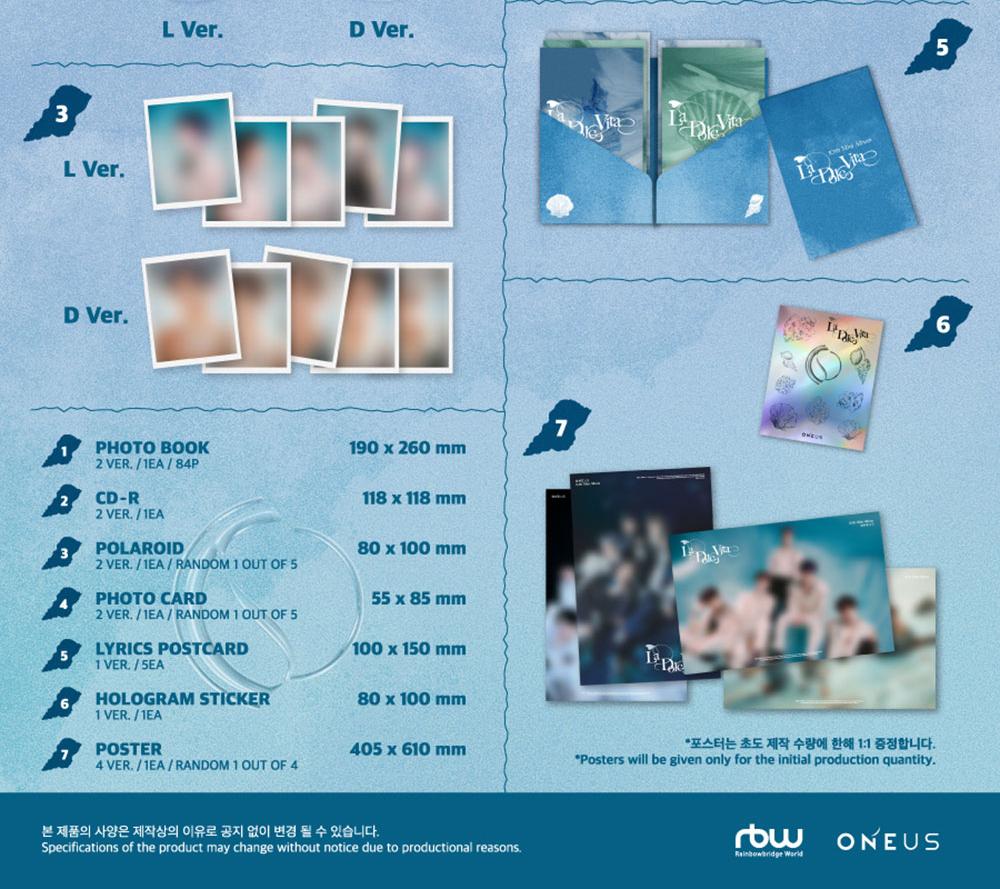 (Main ver.) ONEUS [La Dolce Vita]10th Mini Album