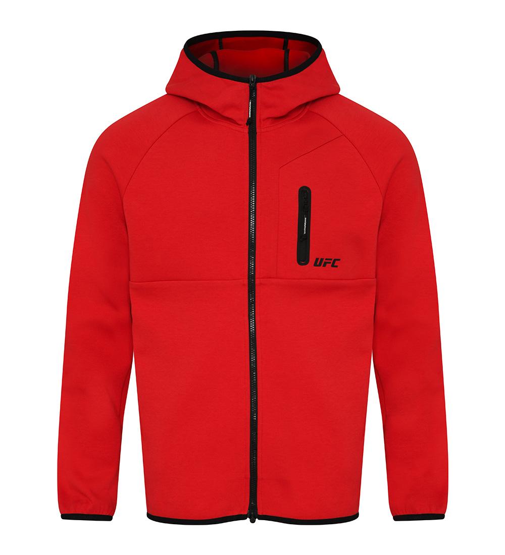 Ufc Sports Ufc Easy Guard Regular Fit Zip-Up Hoodie Red U4Hdu3311Re Red/M
