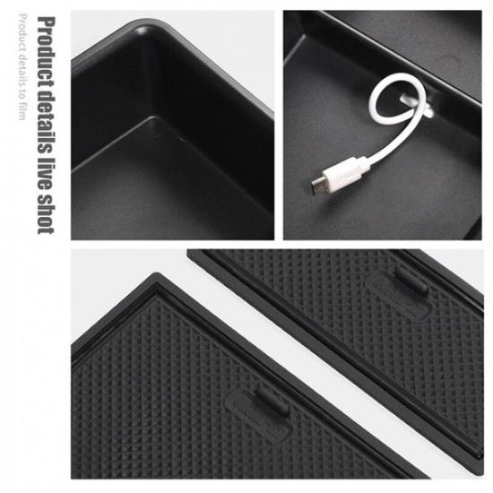 Car Central Armrest Storage Box Center Console Organizer Containers Tray Parts