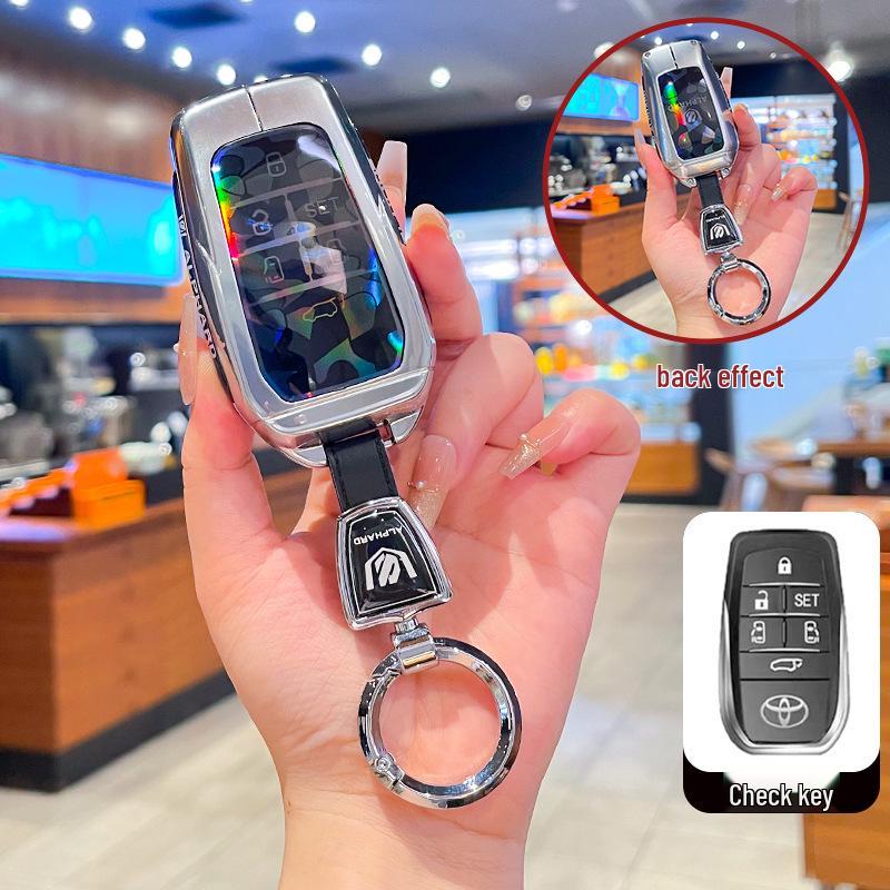 Toyota Sienna Key Case: Compatible with 24 Models, Granvia, Alphard, Vellfire Metal Shell Buckle