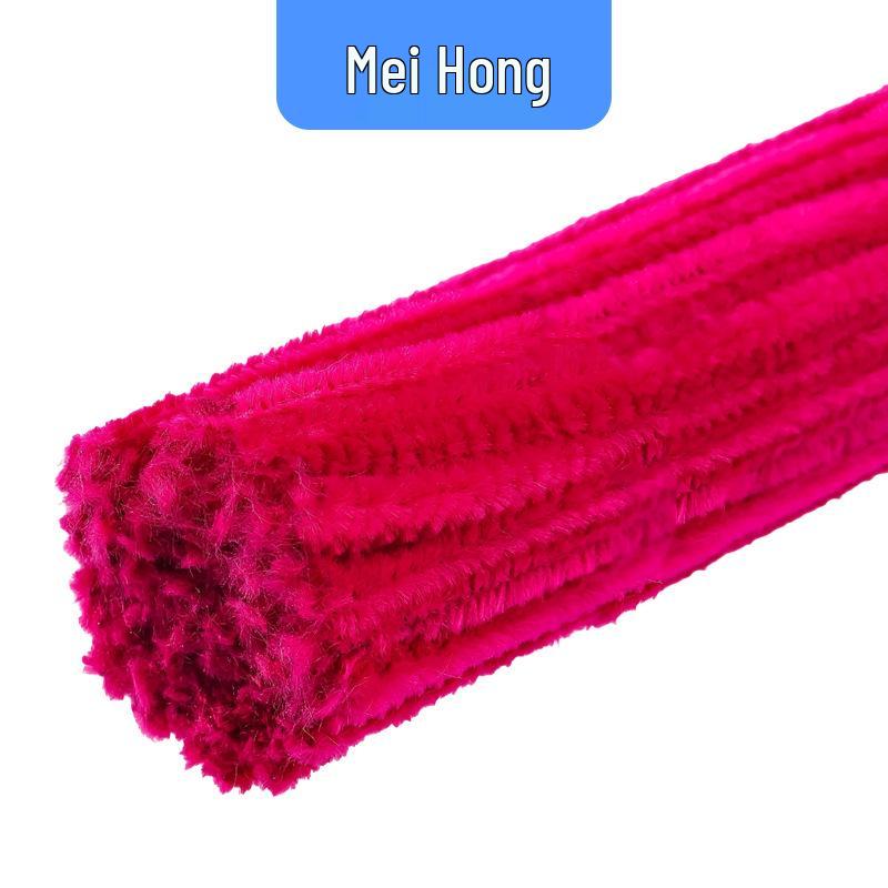 Handmade DIY Chenille Stem Fluff Flower Headband Ornament Material