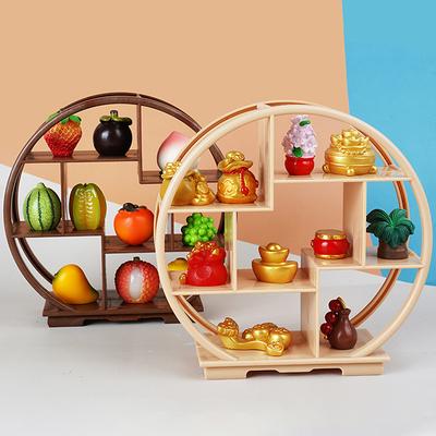 1 Stück Puppenhaus DIY Zubehör Miniatur Bogu Leeres Regal Mini Ausstellungsständer Lagerregal Modell Spielzeug Szenendekoration