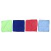 12pcs Cleaning Cloth 4 Different Colors Strong Water Absorption Reusable Microfiber Towels for