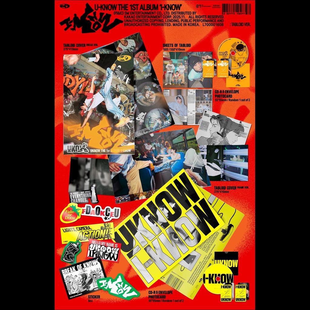 U-KNOW (TVXQ) [I-KNOW] (Tabloid Ver.) + Free Gift