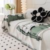 Kreslený Vytištěný Střapec Potah na Pohovku Jednolůžkový Celoroční Přehoz Prach Ochrana proti Kočičím Škrábancům Ochranný Potah Pohovka Deka Podložka
