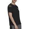 Adidas Aeroready Womens Running Series Training Moisture-Wicking Crew Neck Short Sleeve T-Shirt Women Tops Black GD4542