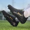 Men's/ Women's Football Boots Youth Artificial Grass Training Long Nails TF Microfiber Mesh Breathable Football Shoes Children's Football Shoes