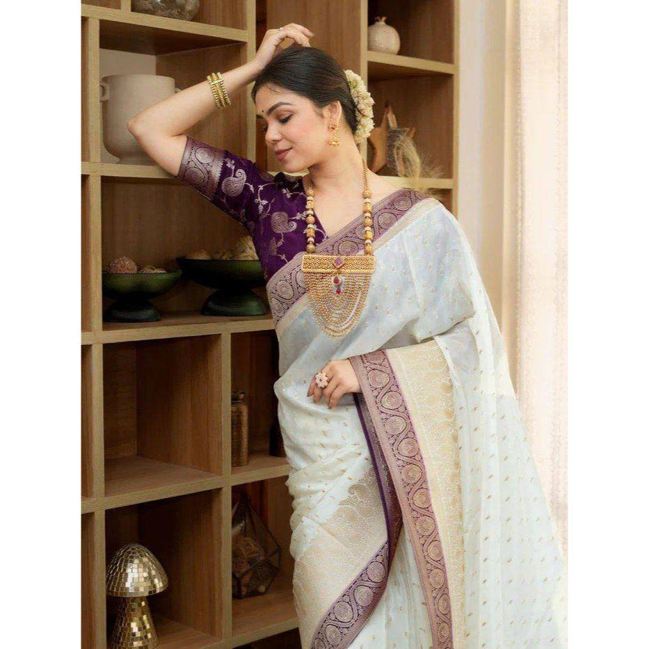 Trending Wedding Collection - Soft Lychee Silk Saree