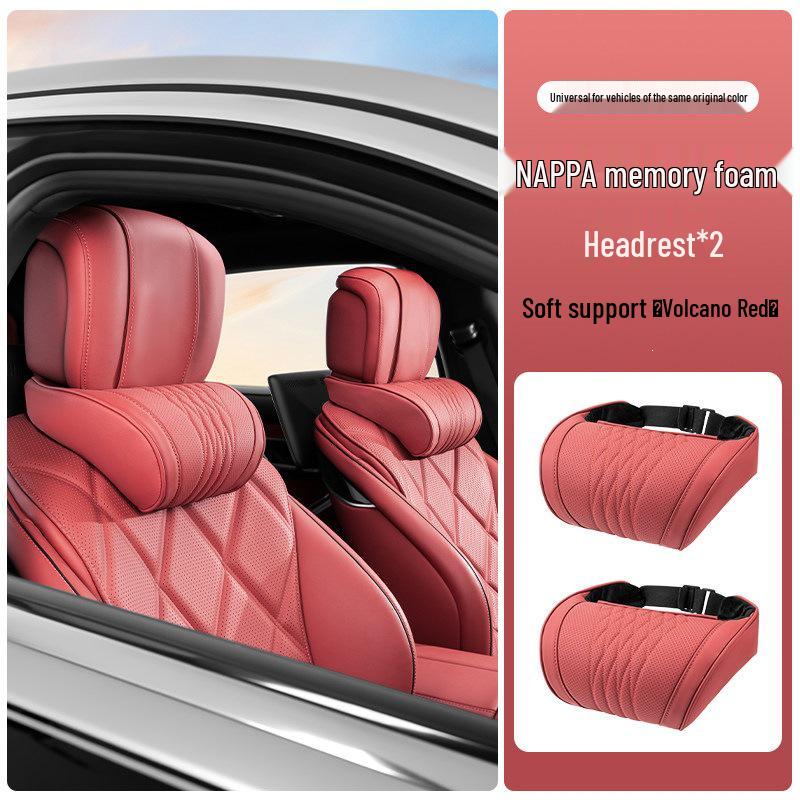 Compatible Neck and Lumbar Support for 26 Nio Models (ES8/ES6/ET5) - Car Headrest Pillow and Backrest Accessories.