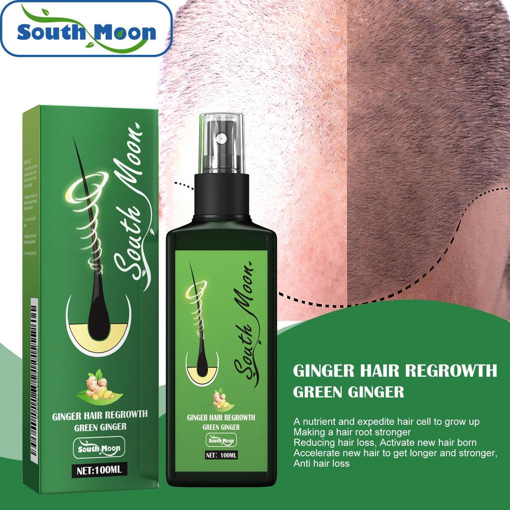 Ginger Hair Spray Promote Growth Anti Loss Improve Thin Dry Breakage Hair Nourish Root Scalp Damaged Treatment Hair Grow Spray