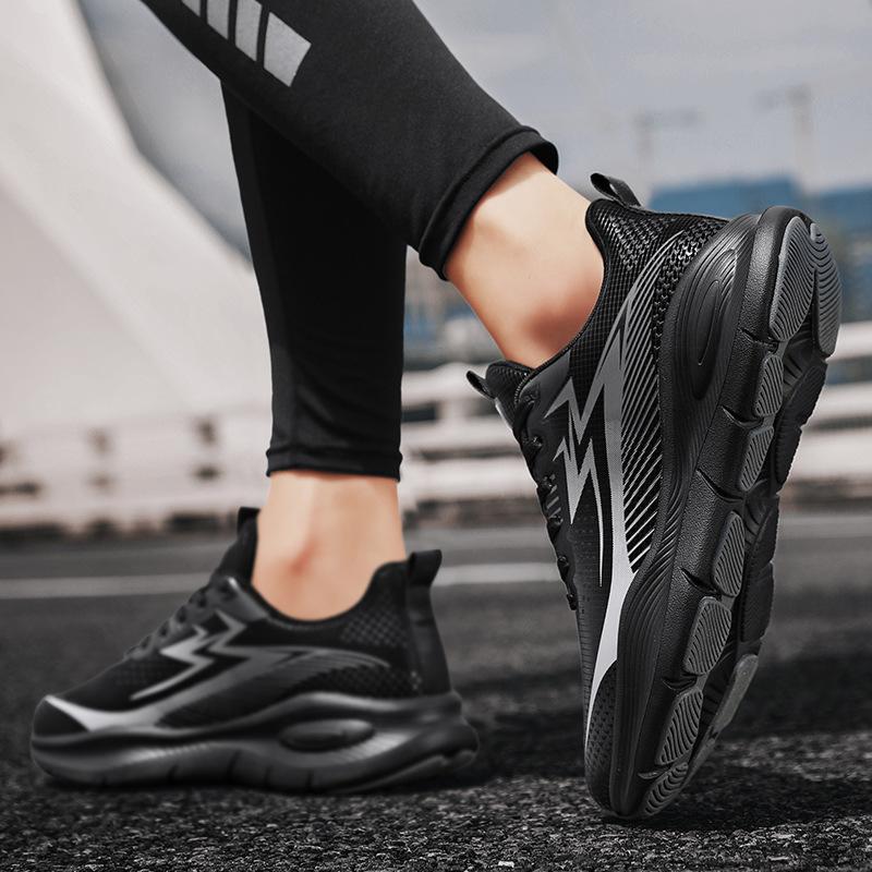 2025 new ultra-light fashion soft-soled sports shoes men's waterproof and non-slip running shoes versatile casual trend men's shoes