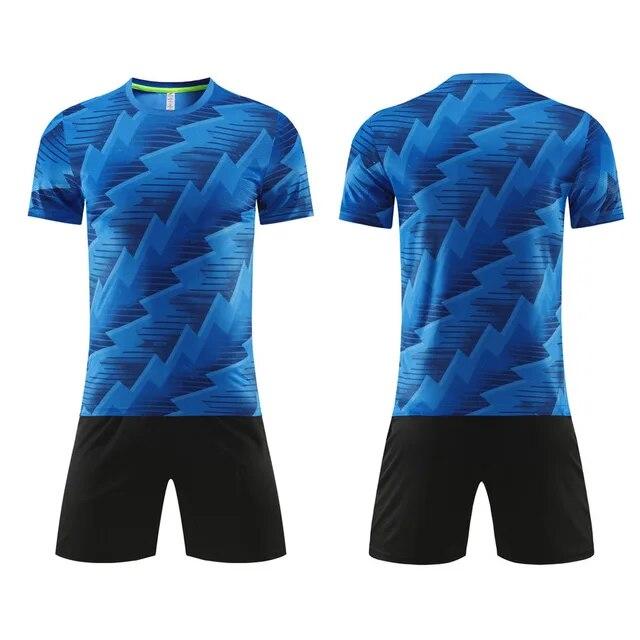 Erwachsene Kinder Fußball Jersey Anpassen Fußball Uniformen Shirts Männer Futsal Sportwear Kit Frauen Fußball Trainingsanzug Sport Anzug Kleidung