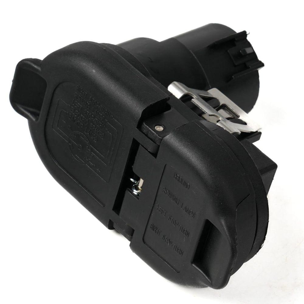 Electrical Towing Adapter 4 Pin 7 Pin Connector For Ford F150 F250 F350 Trailer Light Wiring Plug Socket FU5Z 14489 A Parts